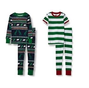 NEW 2PK Pajamas 2pc sets. Sz. 12 months. Amazon Essentials